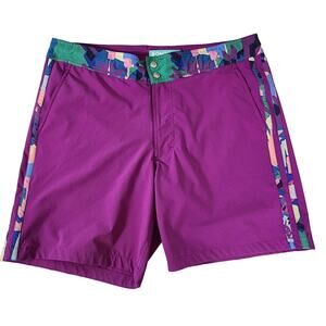 Bonobos Board Shorts Purple Size 34